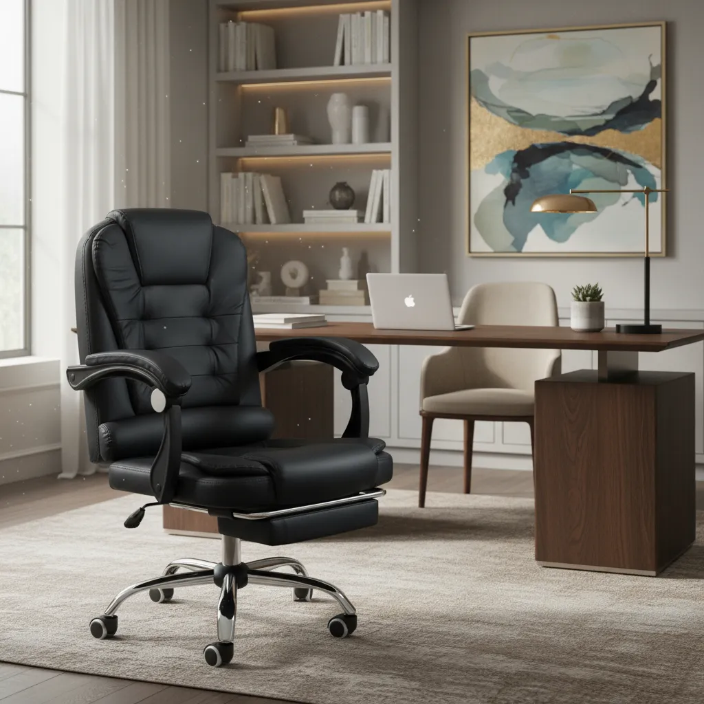 Cadeira Presidente Secretaria Premium com Pontos de Massagem